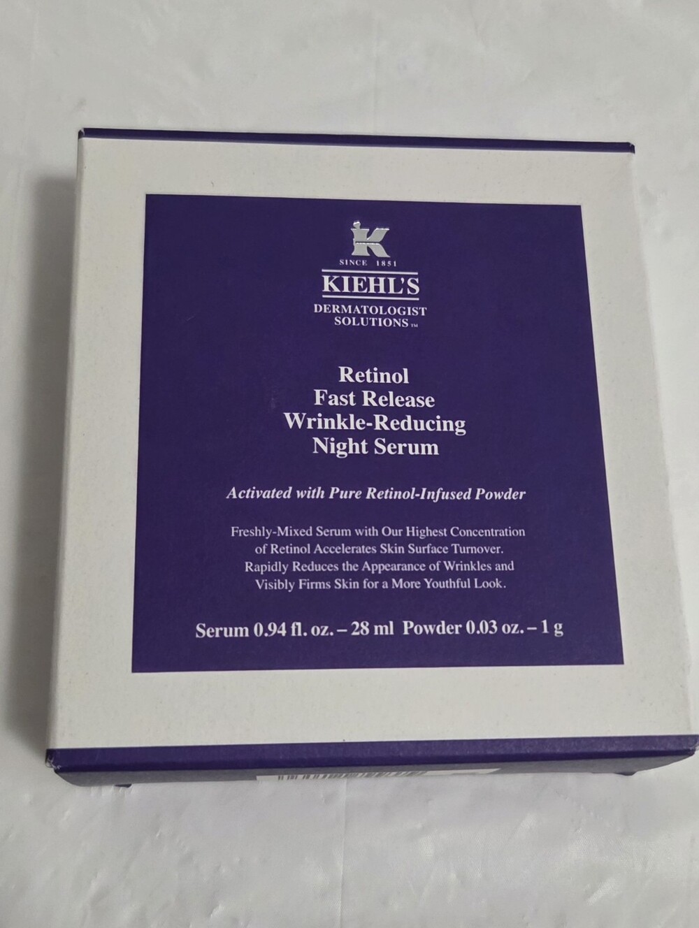 Kiehl's Retinol Fast Release Wrinkle-Reducing Night Serum - Picture 2 of 3